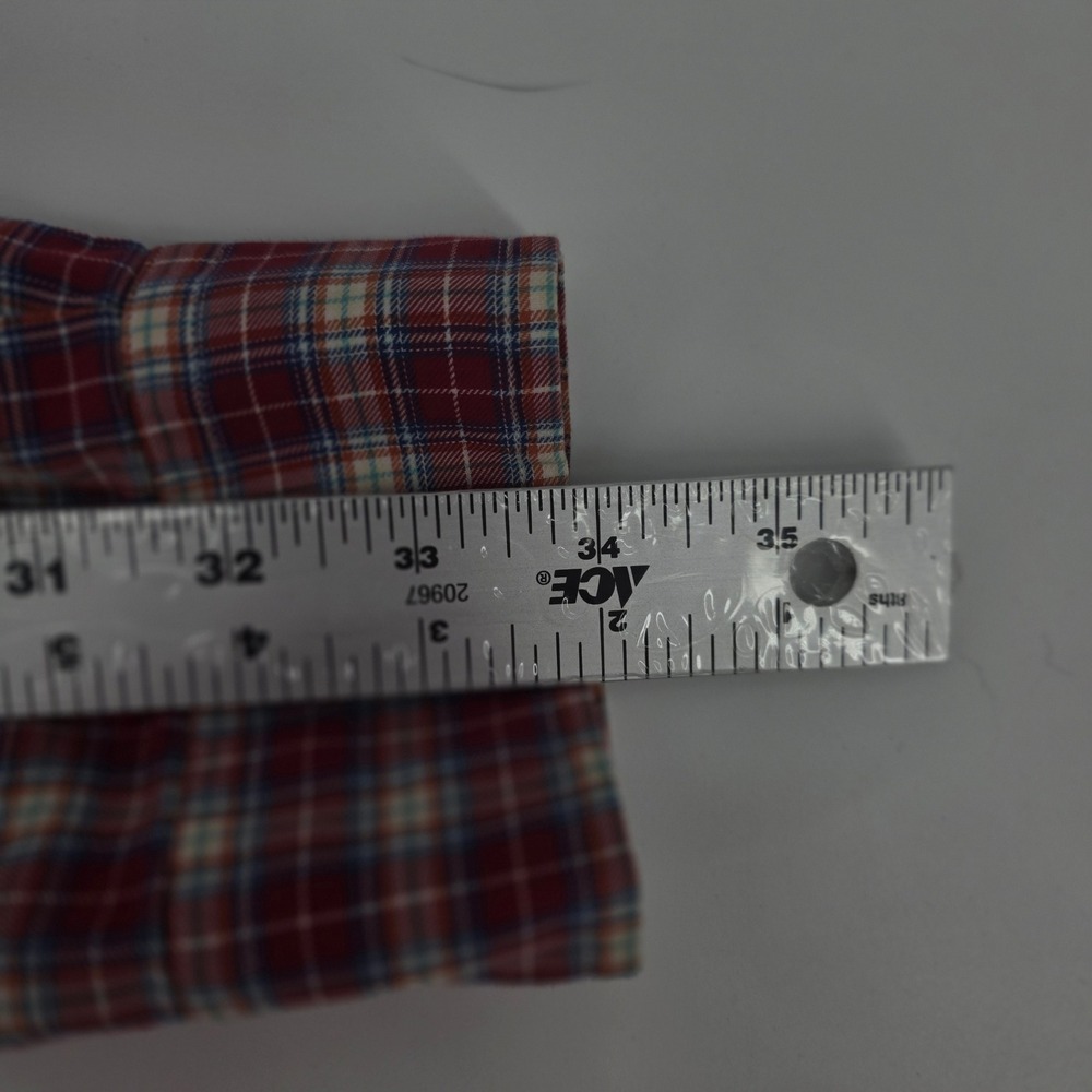 Ralph Lauren Button Down Mens XXL Heritage Plaid Cotton Blake Red Casual Vintage - Picture 7 of 9